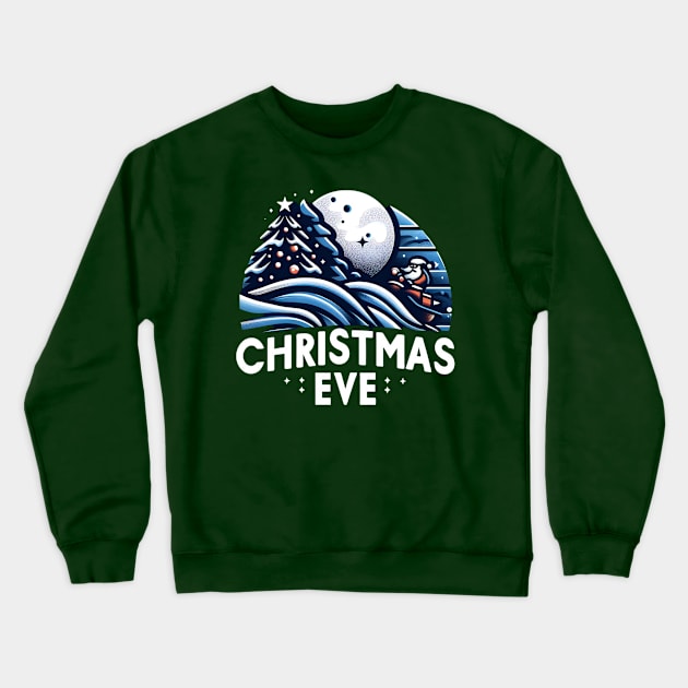 Christmas Eve Fest Crewneck Sweatshirt by TeeVee